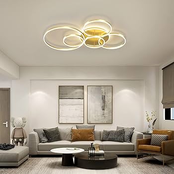 Modern LED Ceiling Light 106W Dimmable LED Acrylic Ceiling