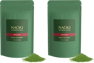 Naoki Matcha Barista Blend Premium Grade Matcha - Authentic Japanese First Harvest Premium Grade Matcha Green Tea Powder from Japan (100g / 3.5oz) (Pack of 2)