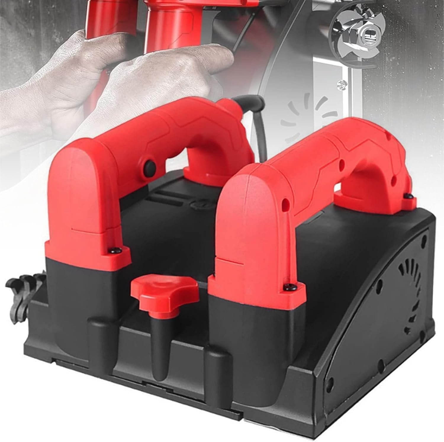 Electric Wall Planing Machine, 1680W Concrete Power Shovel Wall Machine Electric Wall Planer with Side Blade & Carrying Case, Handheld Power Wall Scraper Wall Shovel Machine