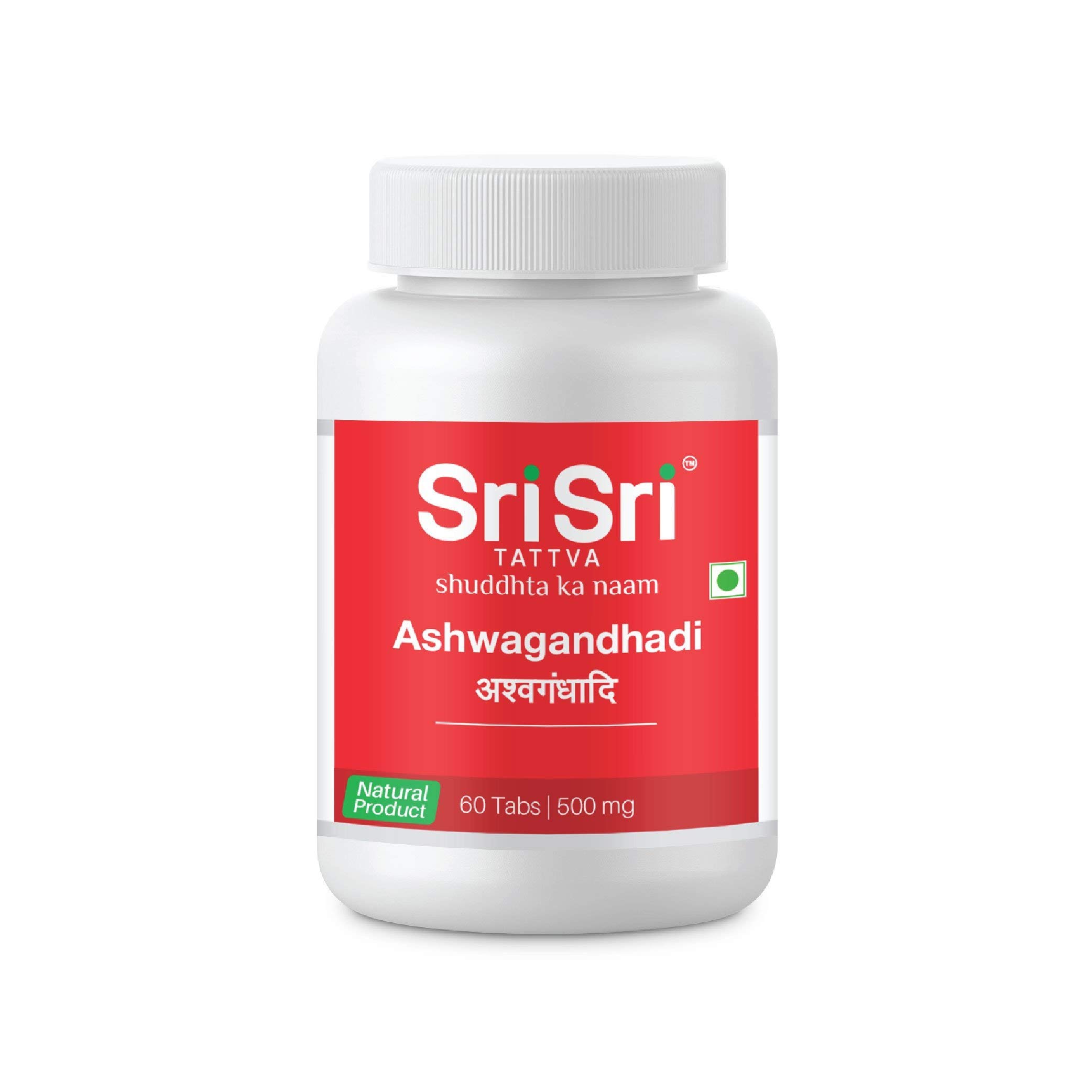 Sri Sri TATTVA shuddhta ka naam Ashwagandhadi Tablet - Vata Rogas, 60 Tabs