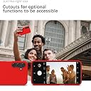 YATWIN Silicone Back Case for Samsung Galaxy A15, Soft-Touch Phone Back Cover for Samsung Galaxy A15 - Red gallery image