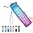 Hyeta 32 oz Water Bottles with Times to Drink and Straw, Motivational Water Bottle with Time Marker, Leakproof, Drinking Sports Water Bottle for Fitness, Gym and Outdoor