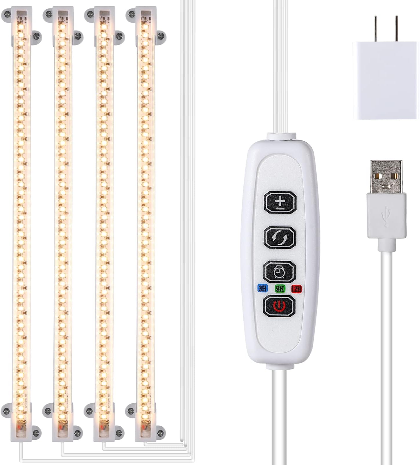 Lot De 10 Bandes LED 12V Blanc Chaud Pour Maquettes – éclairage Train, Maison, Voiture RC, 45 Mm, Câble 100 Mm