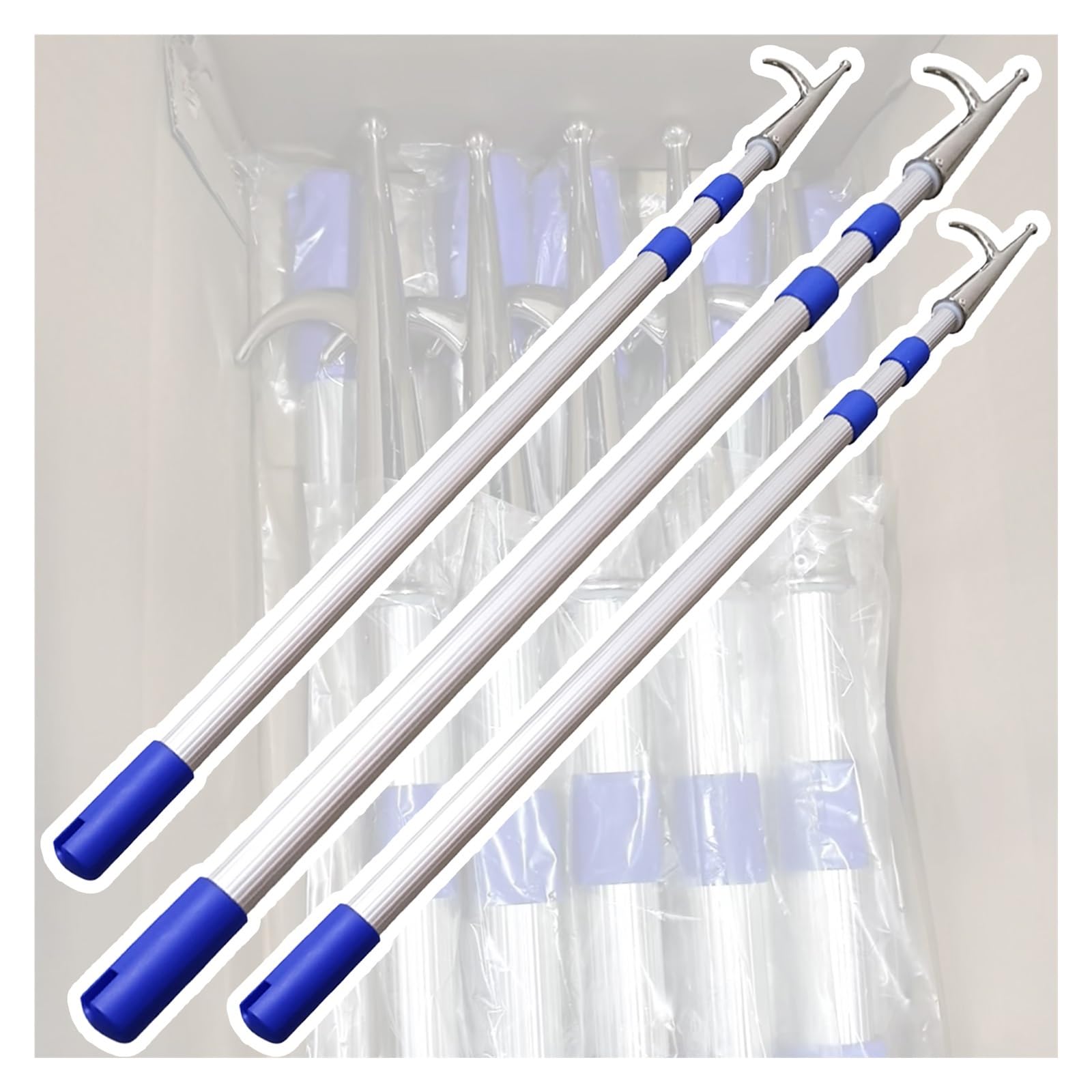 Barre de sauvetage aquatique extensible et gaffe de pêche durable pour bateau et yacht