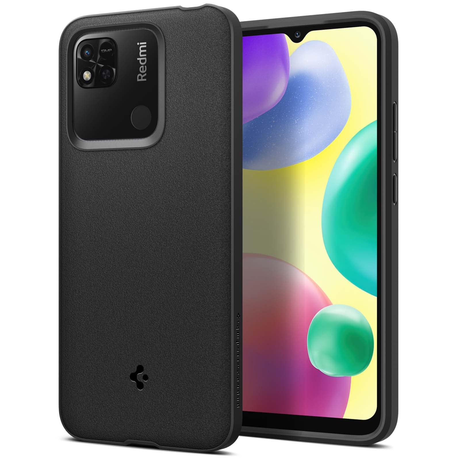 Spigen Essential Sand Blast Back Cover Case Compatible with Redmi 10A Sport, Redmi 9 Activ, Redmi 9 and Poco C31 (TPU | Matte Black) (B0CH9TNDKD) Amazon Price History, Amazon Price Tracker