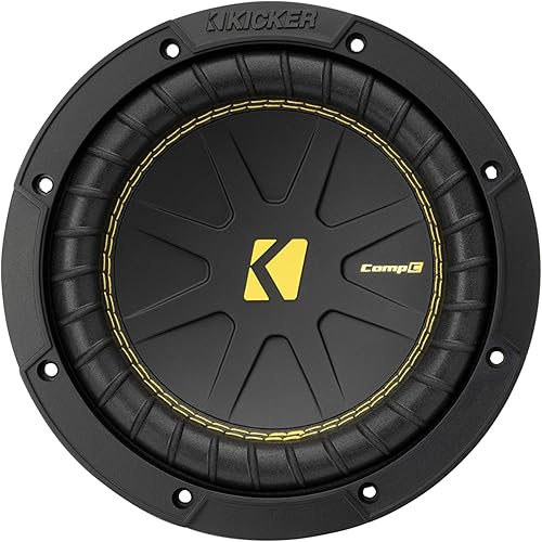 Kicker CWCS84 CompC 8" Subwoofer Bobina de voz única 4-Ohm