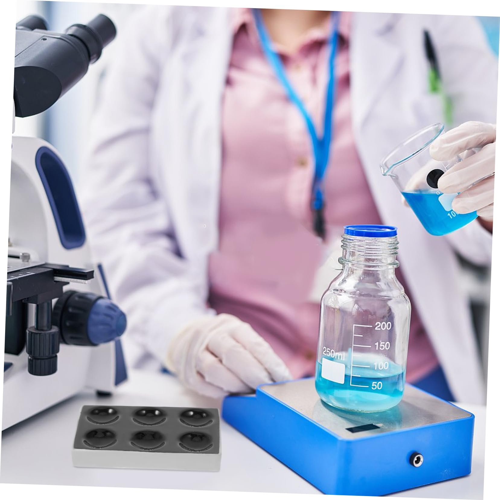 Alipis 5 Sätze Reaktionsplatte Aus Keramik Für Groß Chemisch Testen Punktplatte Aus Keramik Wissenschaftliches Experiment Spot-platte Spot-reaktionsplatte Schwarz Porzellan 2 Stück * 5