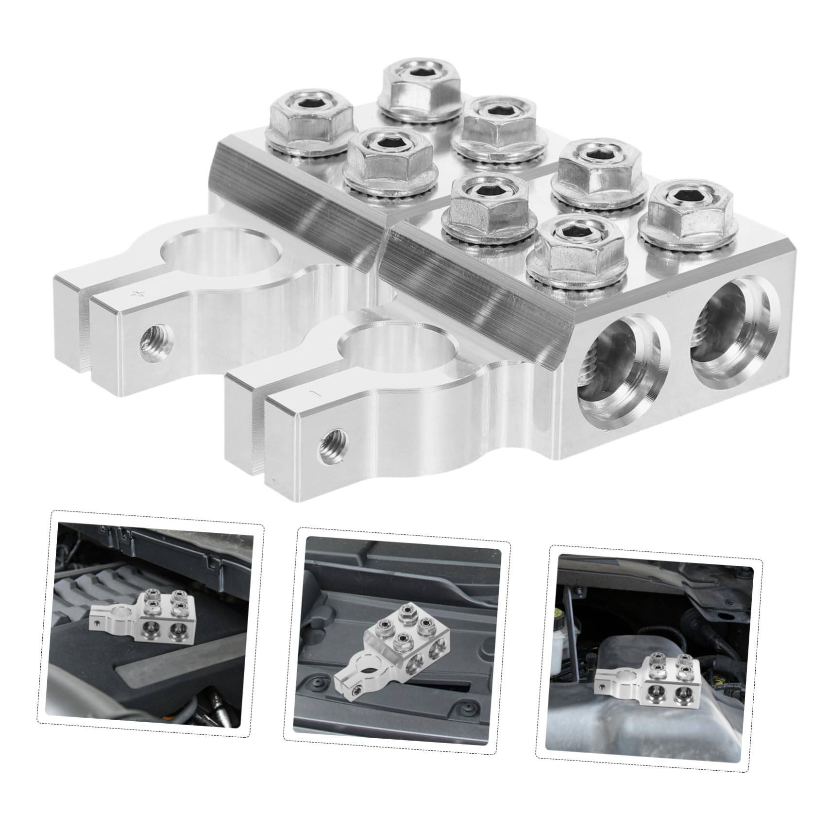 Zerodeko Interrupteur de Déconnexion de Batterie 1 Paire Compatible Véhicules Construction Solide Accessoire de Voiture Coupe-Circuit Sécurité Électrique