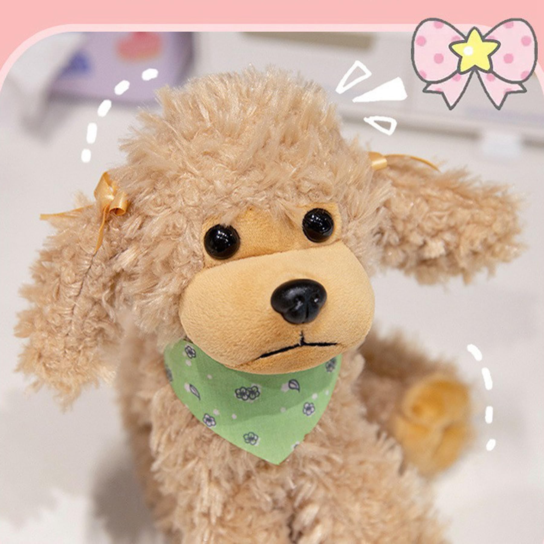 Amazon.co.jp: Ruzucoda ぬいぐるみ プードル 犬 子犬