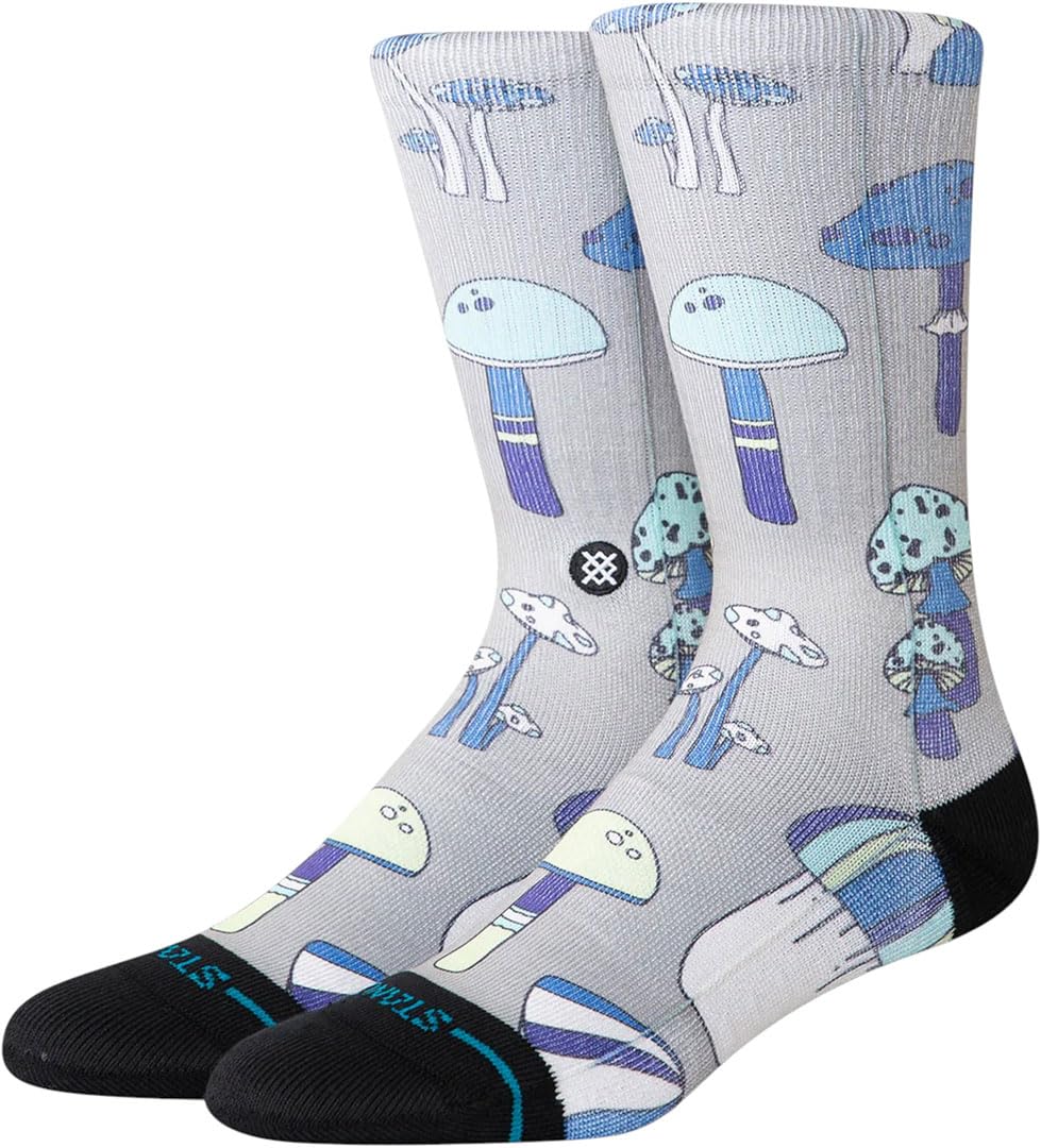 Stance Microbial Crew Socken 2025 String Grey pour éviter les mauvaises odeurs - 4