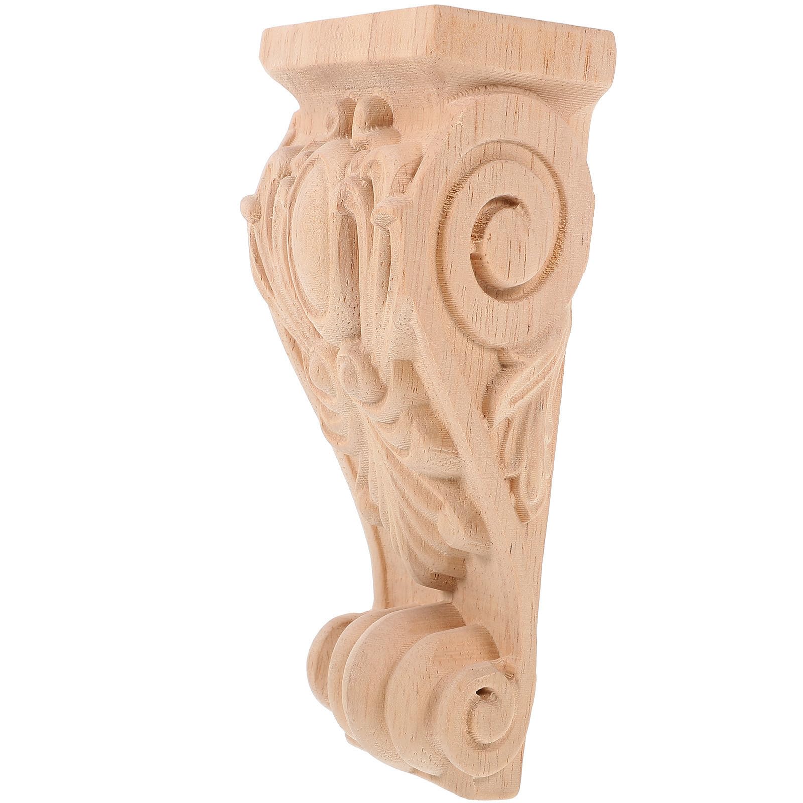 Ménsula tallada de madera maciza estilo europeo soporte resistente decoración interiores