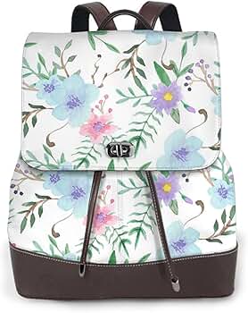 Amazon.co.jp: [雑貨店] レディース レザー 水彩花 花柄 バック