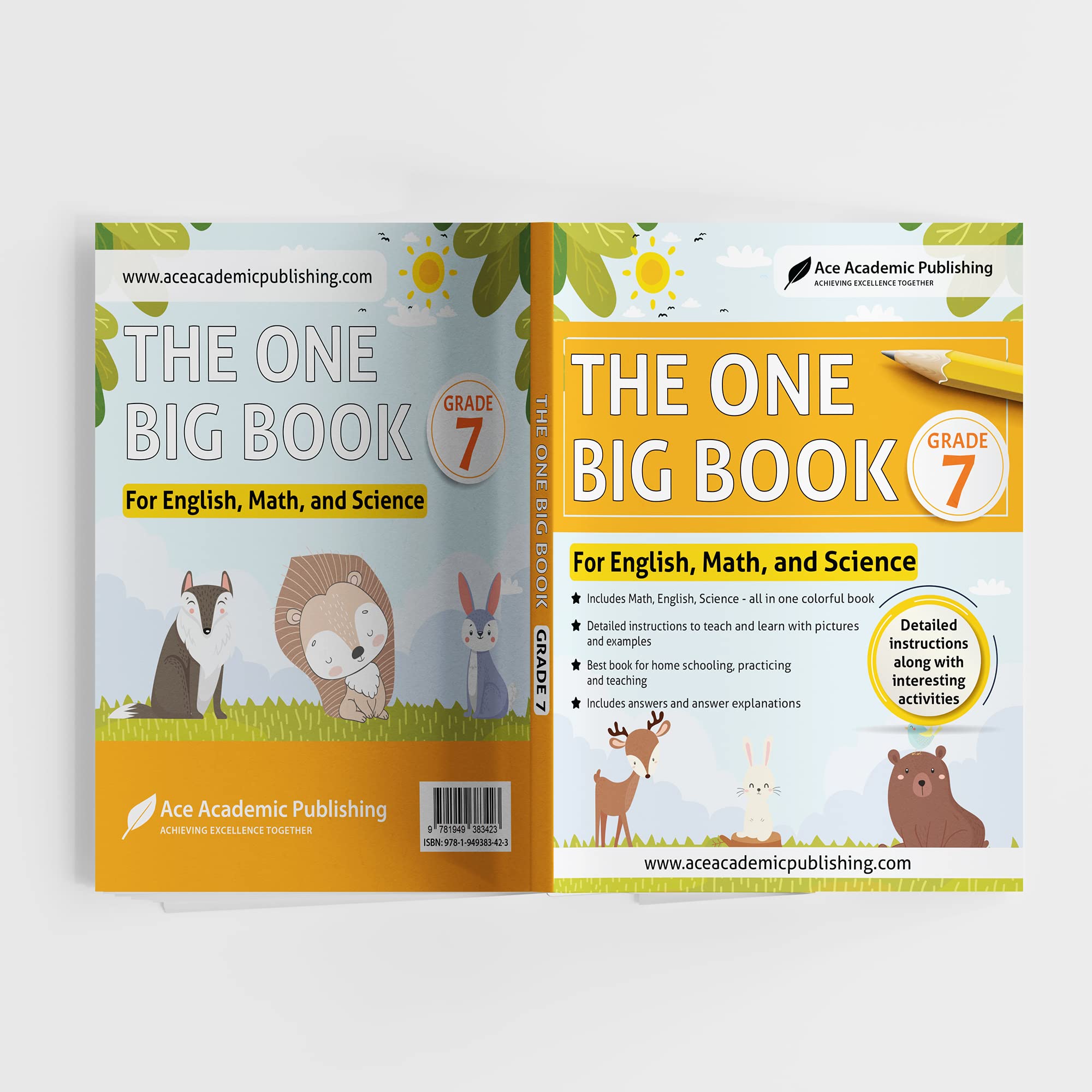 The One Big Book - Grade 7: For English, Math and Science