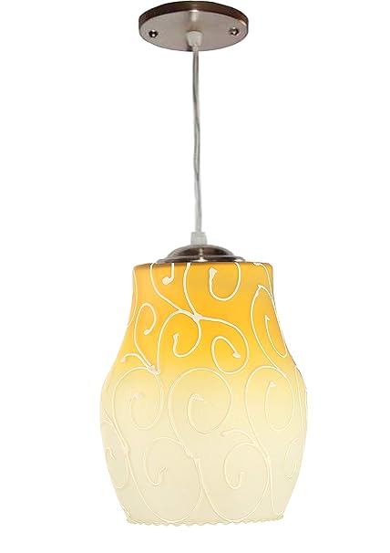 Nogaiya Glass Ceiling Lamp (Multicolor)