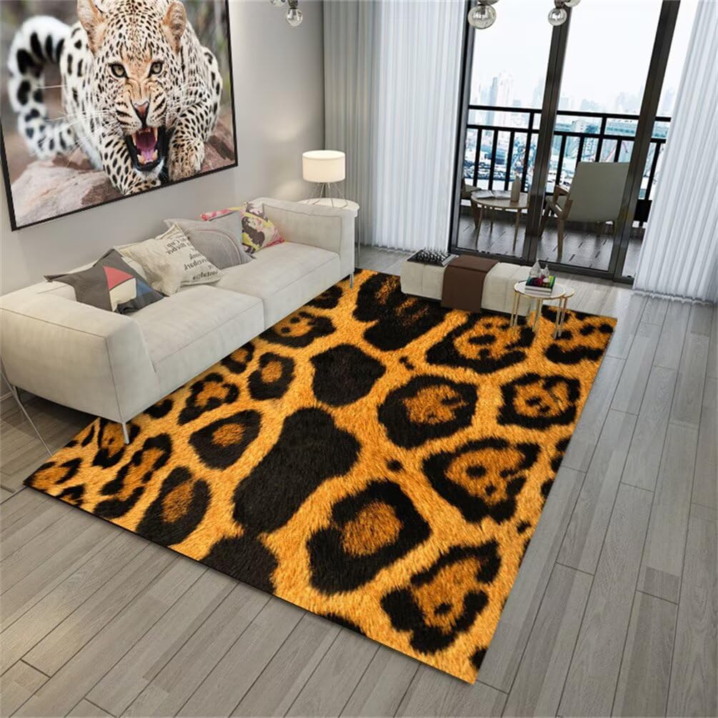 Tapis gamer sol chambre 140x200cm acoustique maison entrée déco motif animalier