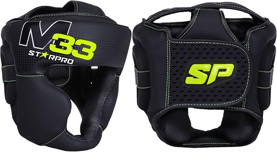 Starpro Boxing Headgear for Men Women - Safety Headguard with Padding - Muay Thai MMA Training Sparring Karate