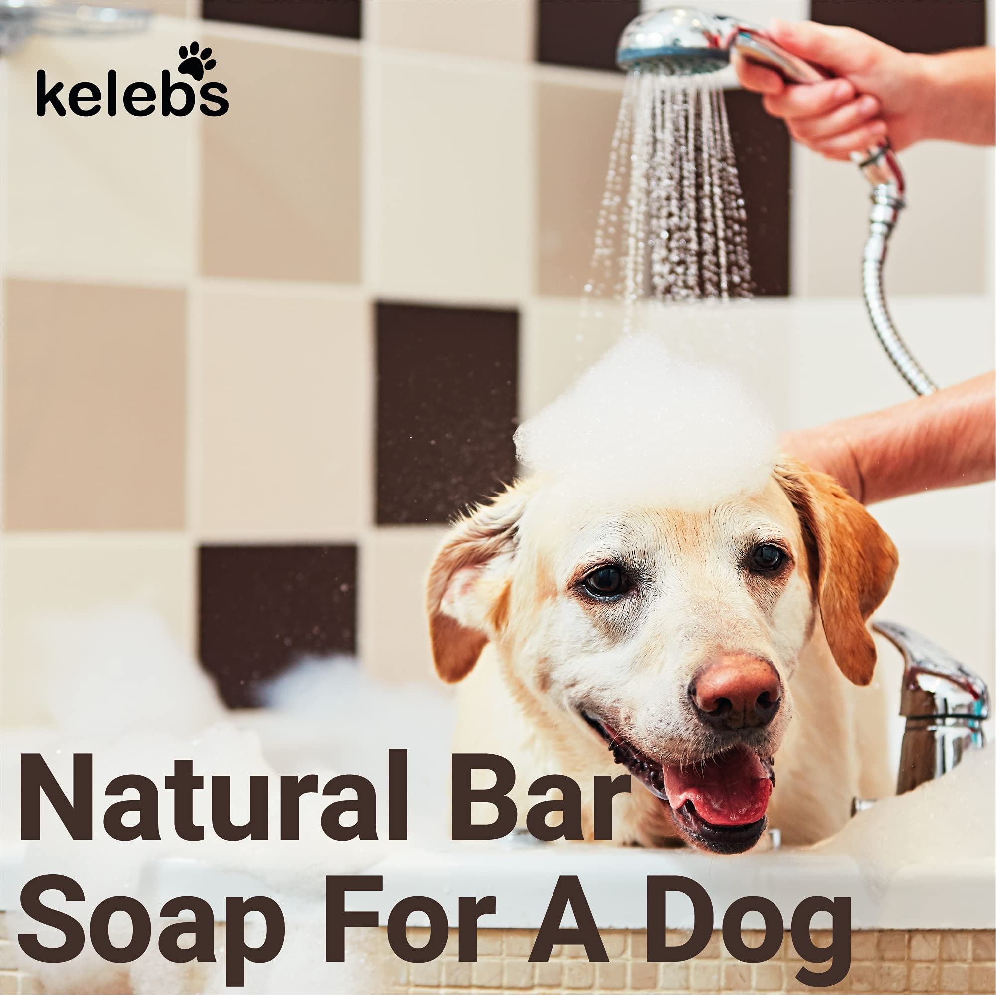 Buy Kelebs All Natural Oatmeal Dog Shampoo Bar. Lavender Essential Oil