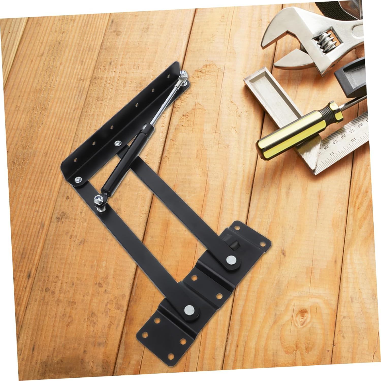 2pcs Adjustable Coffee Table Lifting Mechanism Pneumatic Support Versatile Hardware for Space-Saving Furniture Living Room and Office Spaces