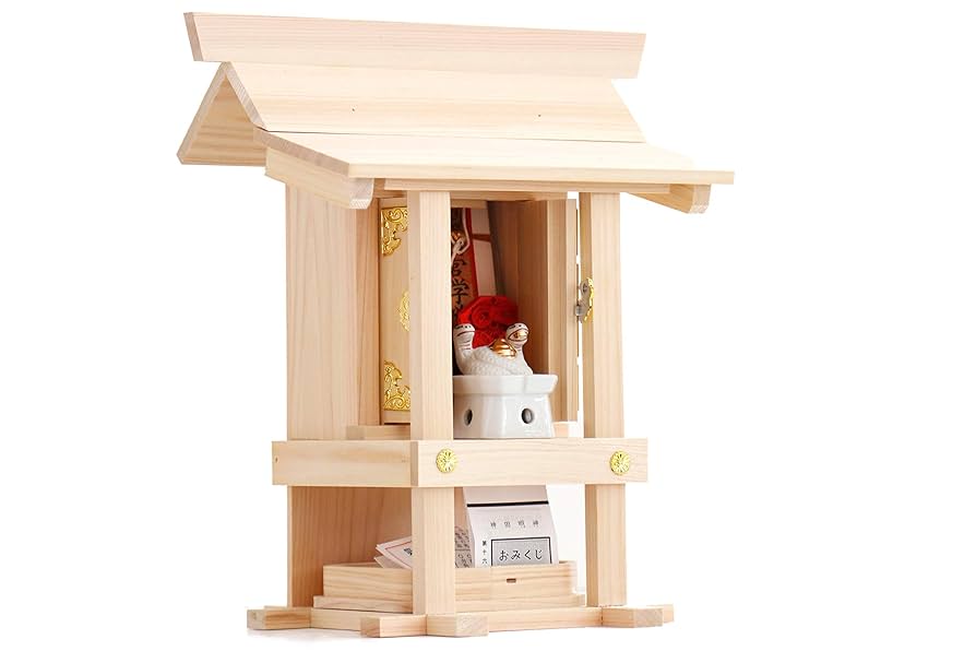 Amazon｜やまこう お守り祠(ほこら) お社本体(ひのき無垢 巳様