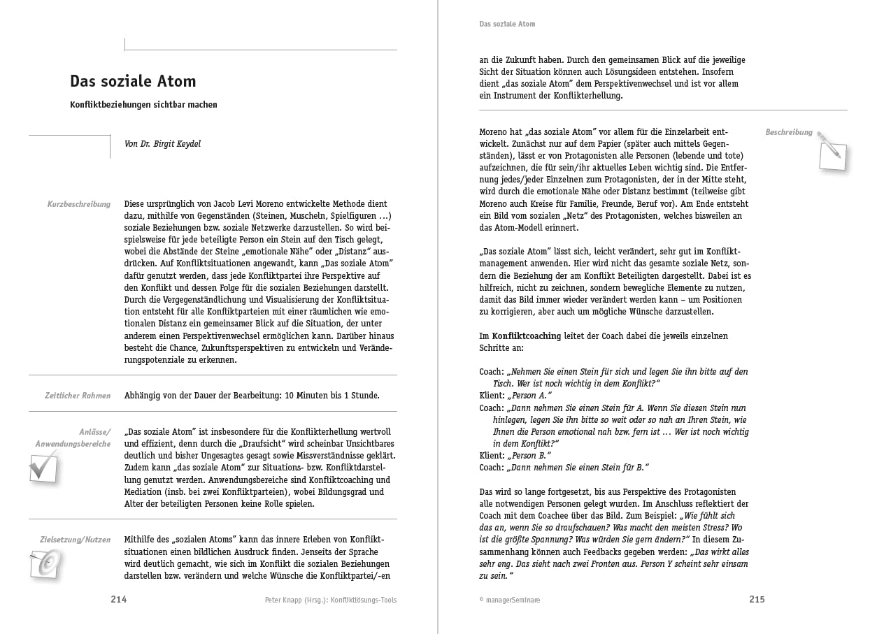 Konfliktlösungs-Tools: Klärende und deeskalierende Methoden für die Mediations- und Konfliktmanagement-Praxis (Edition Training aktuell)