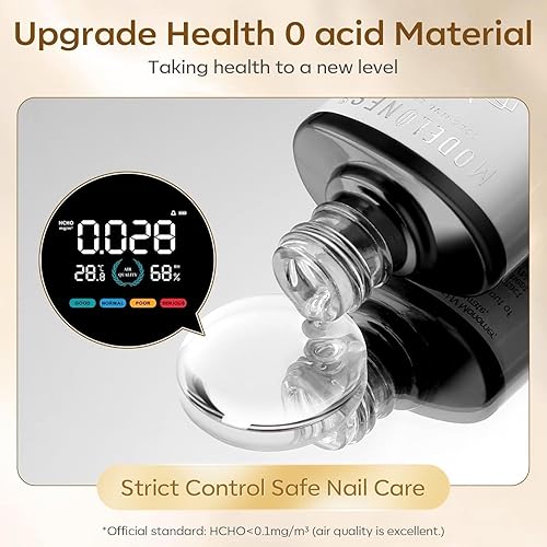 Miniatura 6 de modelones Capa superior de gel que no se limpia, 2 x 3.4 fl oz, recambio de capa superior que no se limpia, acabado brillante de larga duración para