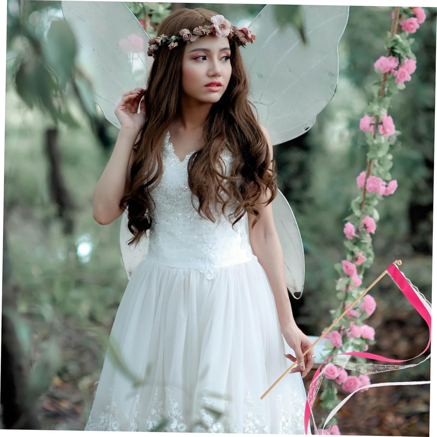 jojofuny 50pcs Bells for Wedding Decorations Party Streamers Cheerleading Events and Celebrations Fairy Sticks for Joyful Occasions