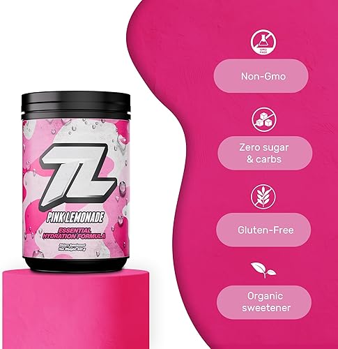 Miniatura 5 de Treigning Lab - Electrolitos en polvo de hidratación, sin azúcar, mezcla de bebida aprobada por Sam Calavitta "Coach Cal" con 6 electrolitos clave,