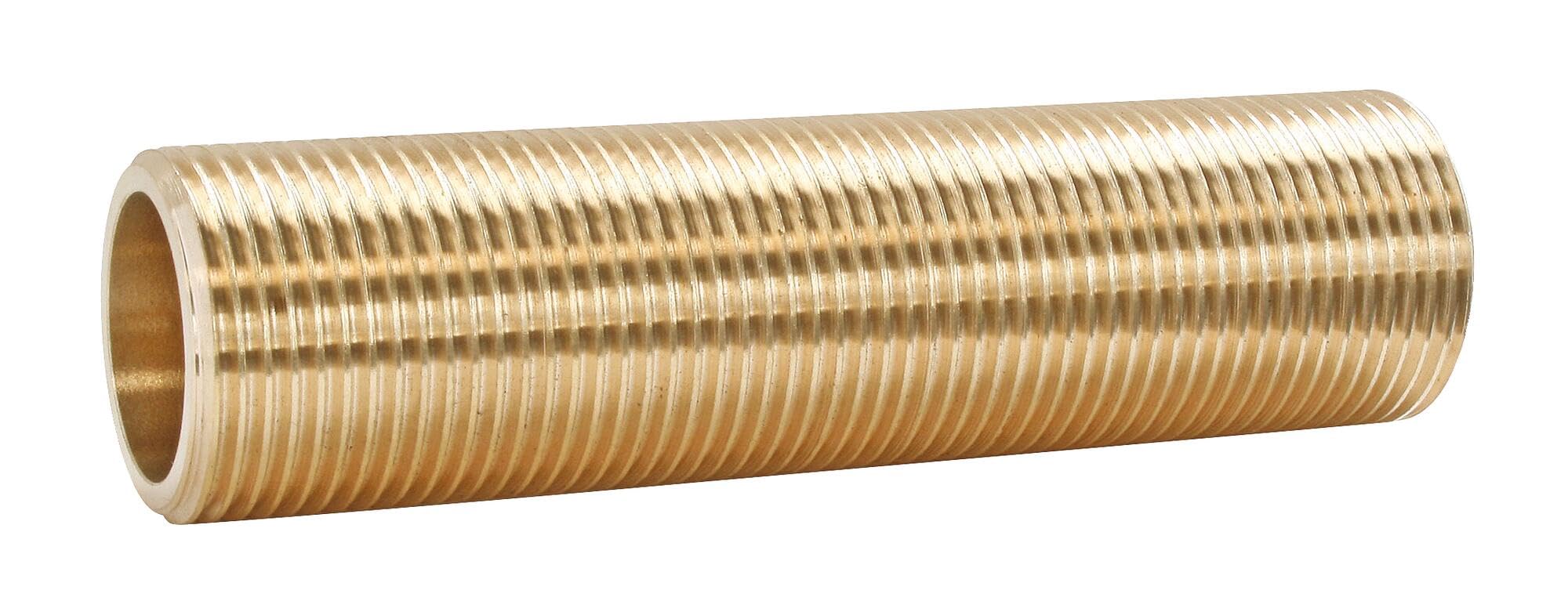 SOMATHERM FOR YOU, Tube laiton fileté Mâle 20/​27 - Longueur 10cm - Raccordement rapide pour réseaux d'eau sanitaire et chauffage - Résistant à la corrosion - Installation facile