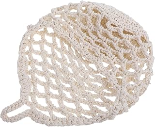 手織り吊り下げバスケット 壁掛け収納 玉ねぎニンニク保存用 キッチン野菜フルーツ収納 ティアドロップ型 織り籐製 室内装飾用