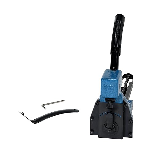 Miniatura 3 de Vestil Grapadora manual de cartón y caja STAPLE-58 para grapas de 58 pulgadas, 1-38 pulgadas de ancho, azul