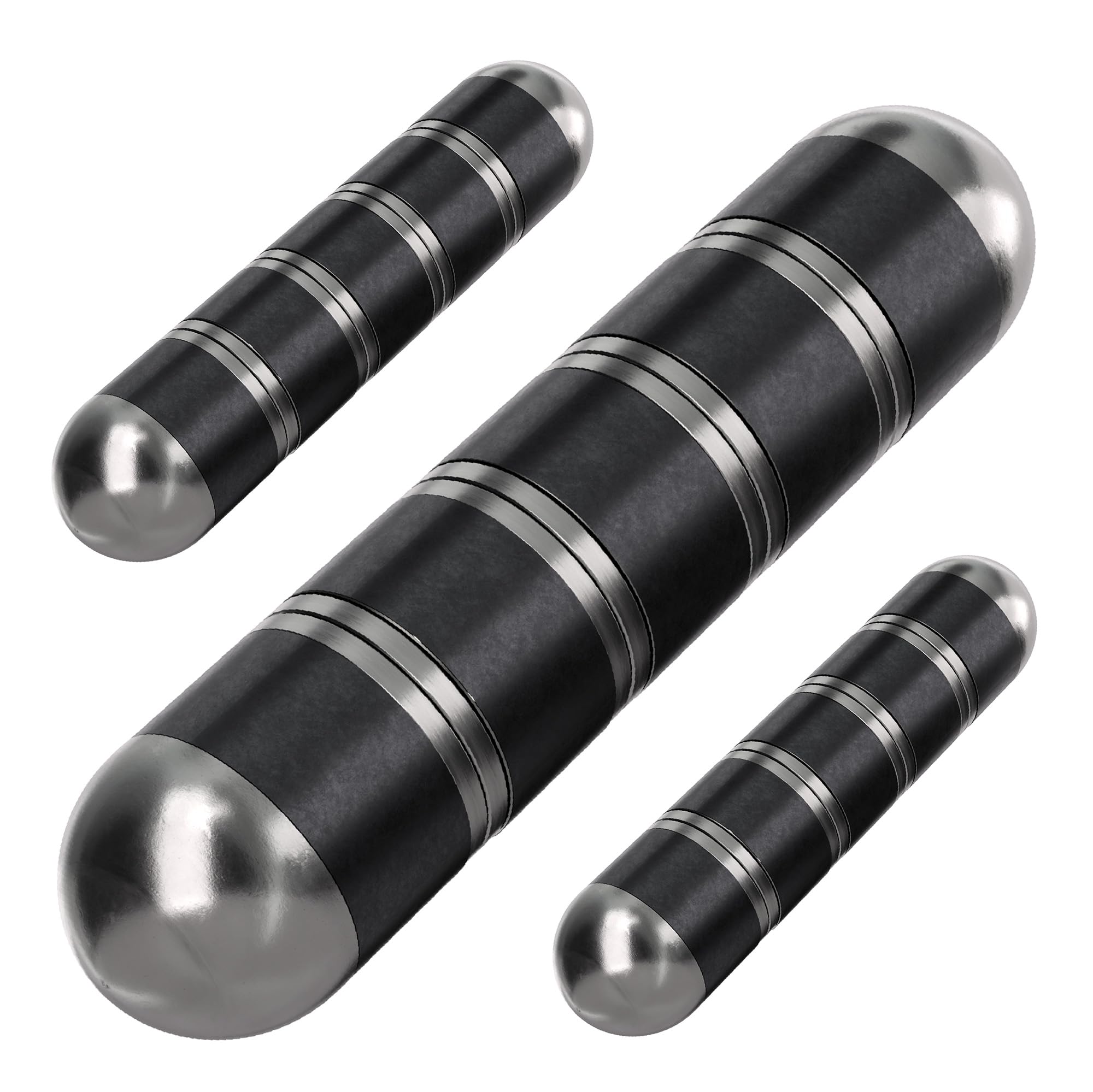 Master Magnetics cow-rum5cx3bx vaca imán, Ultimate Heavy Duty ru-master 5, acero y anillo de ferrita, 0,75 "de diámetro, 3.375" Longitud, Negro y Plata (Pack de 3)