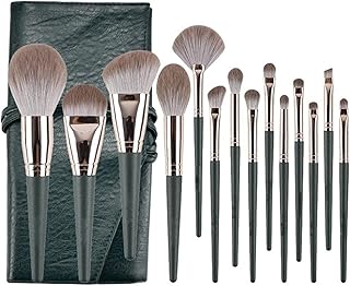 14 Pcs Makeup Brush Set, Loose Powder Blush F...