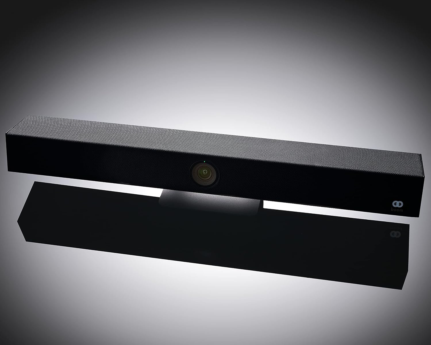 Boom AURA Ultra HD 4K camera conferencing video bar, 120 degree wide angle FOV, beam forming 6 mic array with noise canceling, 2 speakers, AI auto framing and voice speaker tracking, USB plug and play image 5