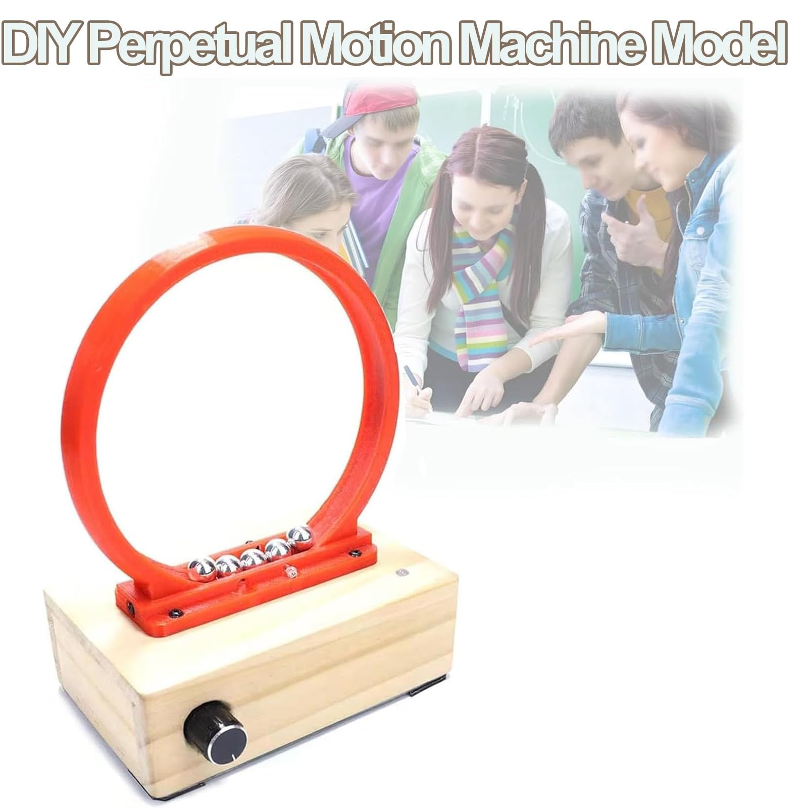 Modell Einer Perpetuum-Mobile-Maschine Zum Selberbauen, Experimentierkasten Für Elektromagnetische Zyklotrone, Kugelspule Für Kreisförmige Bewegung, Wissenschaftliches Lehrmodell Für Labor Und Klassen