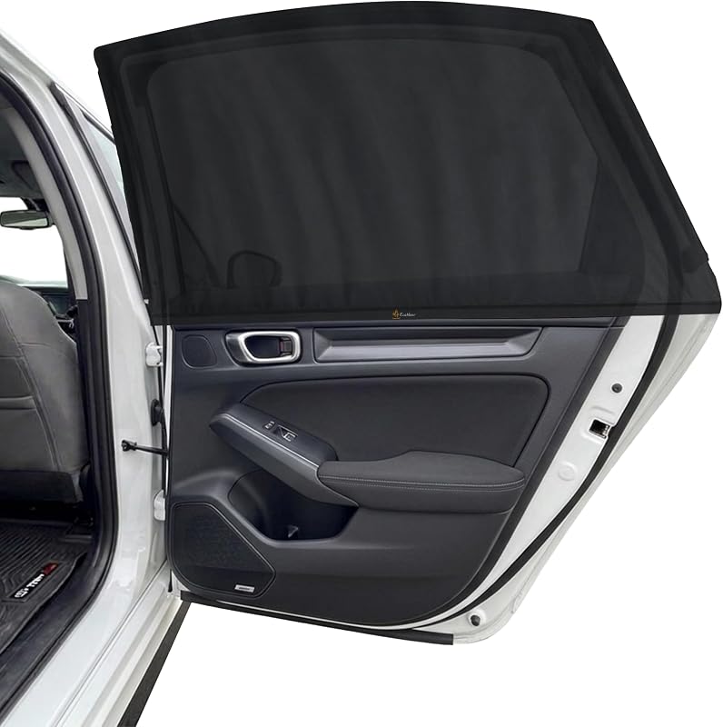 Tela de proteção para janela automotiva EcoNour para Honda Civic 2022 a 2026 – Pacote com 2