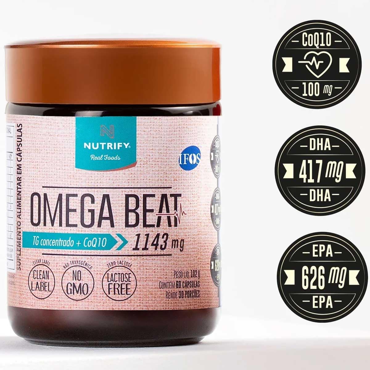 NUTRIFY OMEGA BEAT 60CAPS