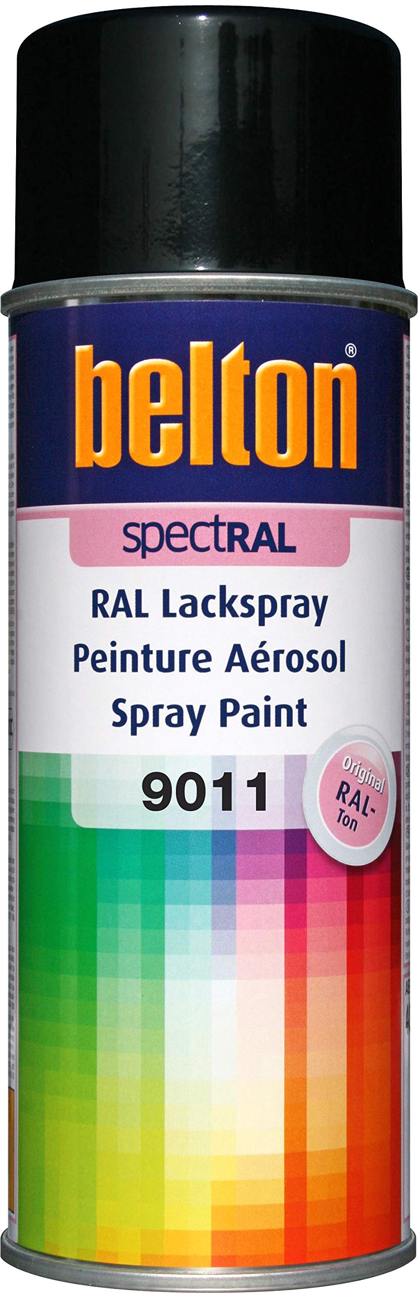 Schwarz Matt Spraydose 400ml Lackspray Autolack Sprühdose RAL 9005 | EBay