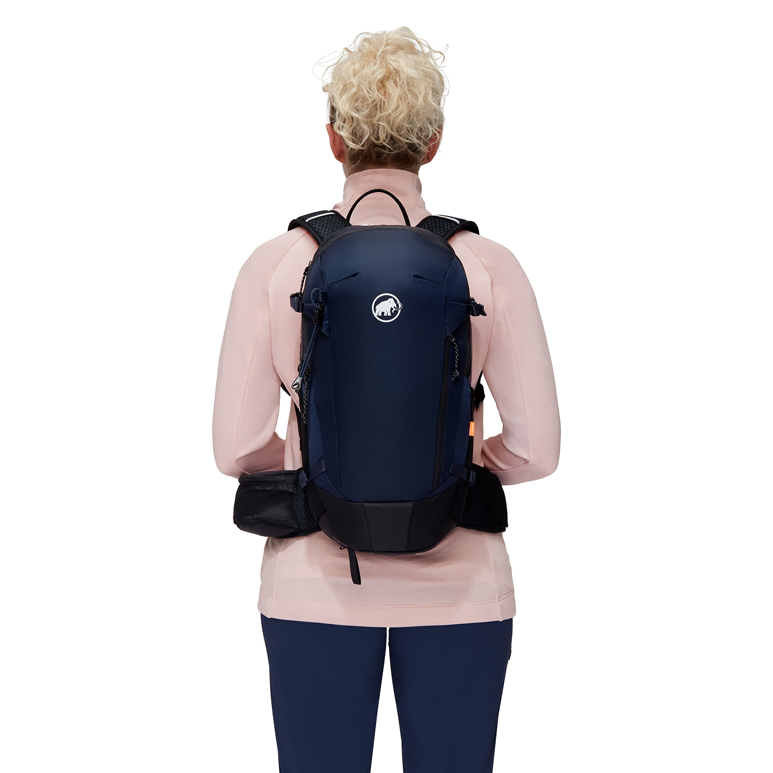 Mammut Lithium 15 Women | Kleiner Wanderrucksack mit Rückenbelüftung für Damen | Marine-Black, 15 l