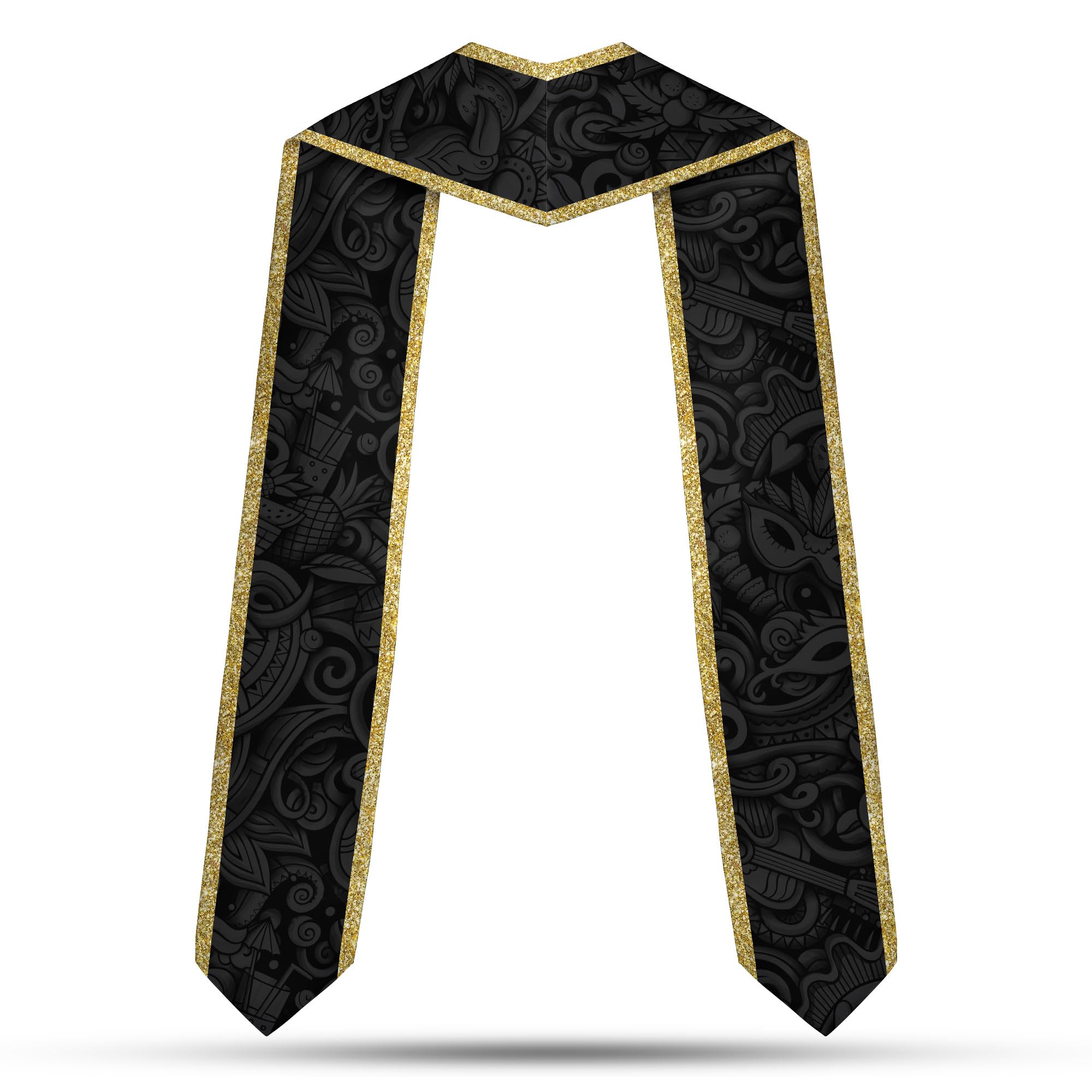 MonkeyVan Personalized Brazil Graduation Stole, Brazilian Graduation Sash, Brazil Flag Graduation Stole, Class of 2025 Bz10