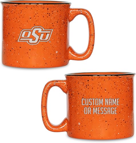 Miniatura 307 de Rico Industries NCAA Utah Utes - Taza de café personalizada de 12 onzas con logotipo grabado con láser profundo, taza de cerámica para acampar con