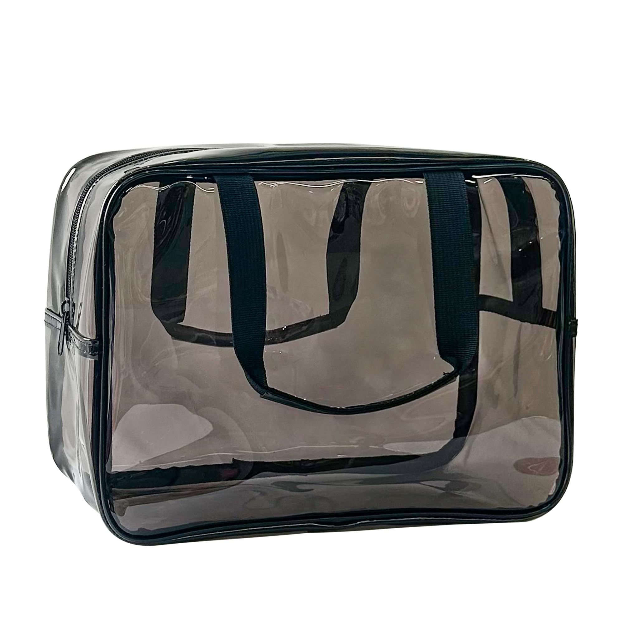 Pochette de transport transparente contre les fuites de maquillage