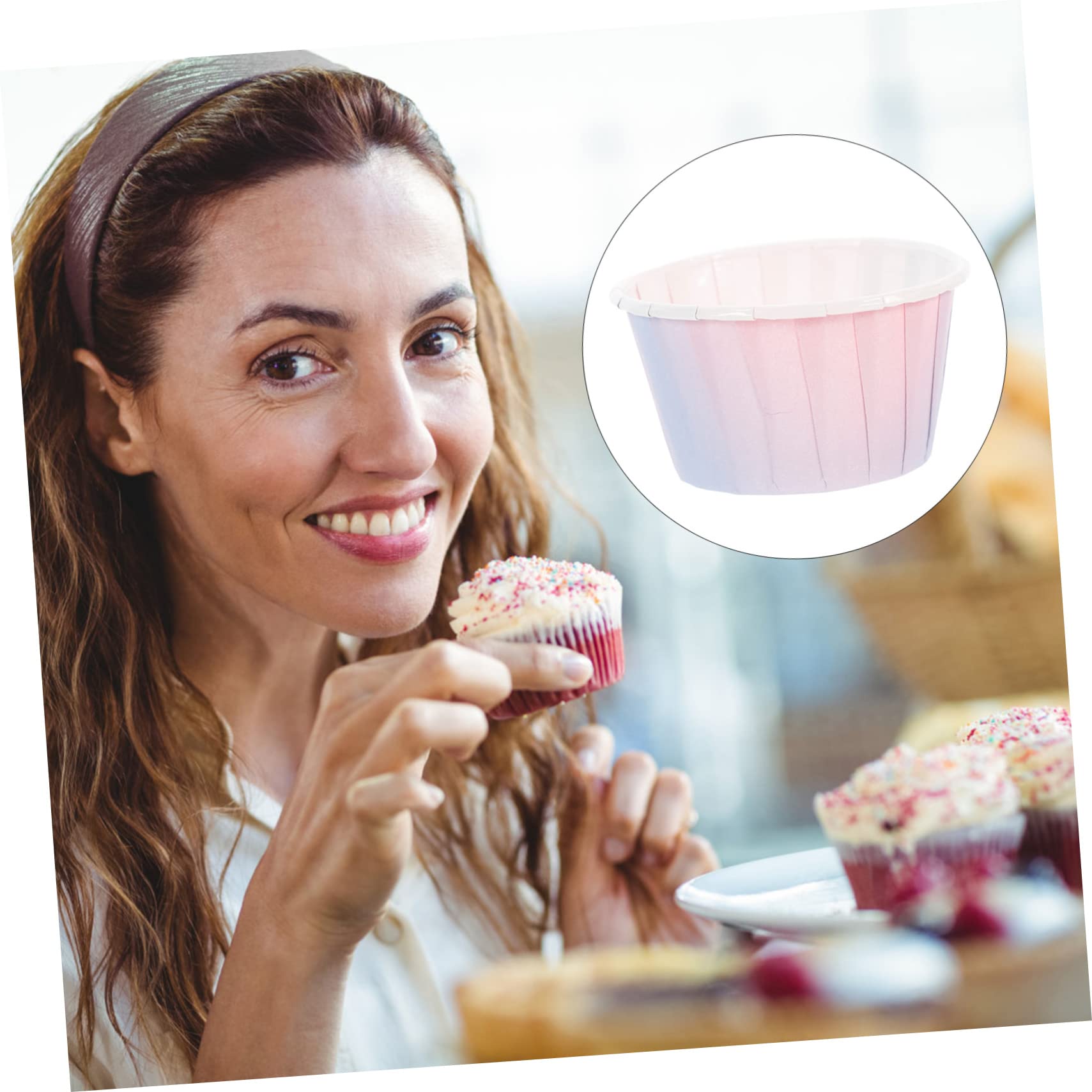 Cabilock Pirottini Di Carta Per Muffin 48 Pz Carta Da Torta Coppa Macchina Pirottini Cupcake