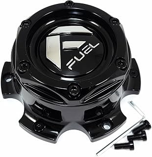 Fuel Wheel Center Cap Gloss Black Large Bore 1.83" for 6x5.5