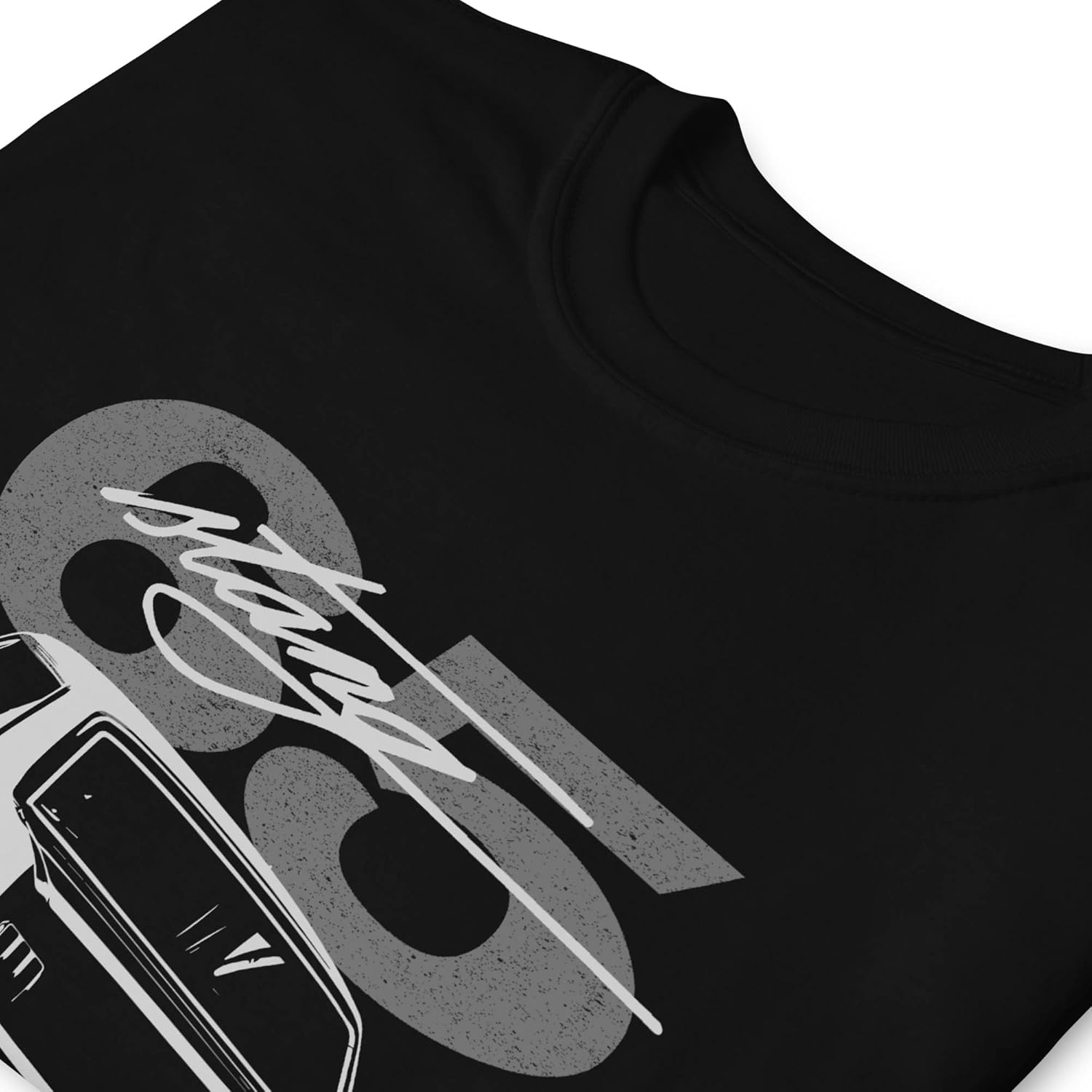 1965 Stang Classic Pony Car Club Graphic T-Shirt | Vintage Car Enthusiast Gift Black