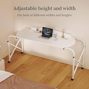 ホワイト デスク ベッドテーブル 60x40cm*5 ホワイト デスク ベッドテーブル 60x40cm*5 Amazon.co.jp