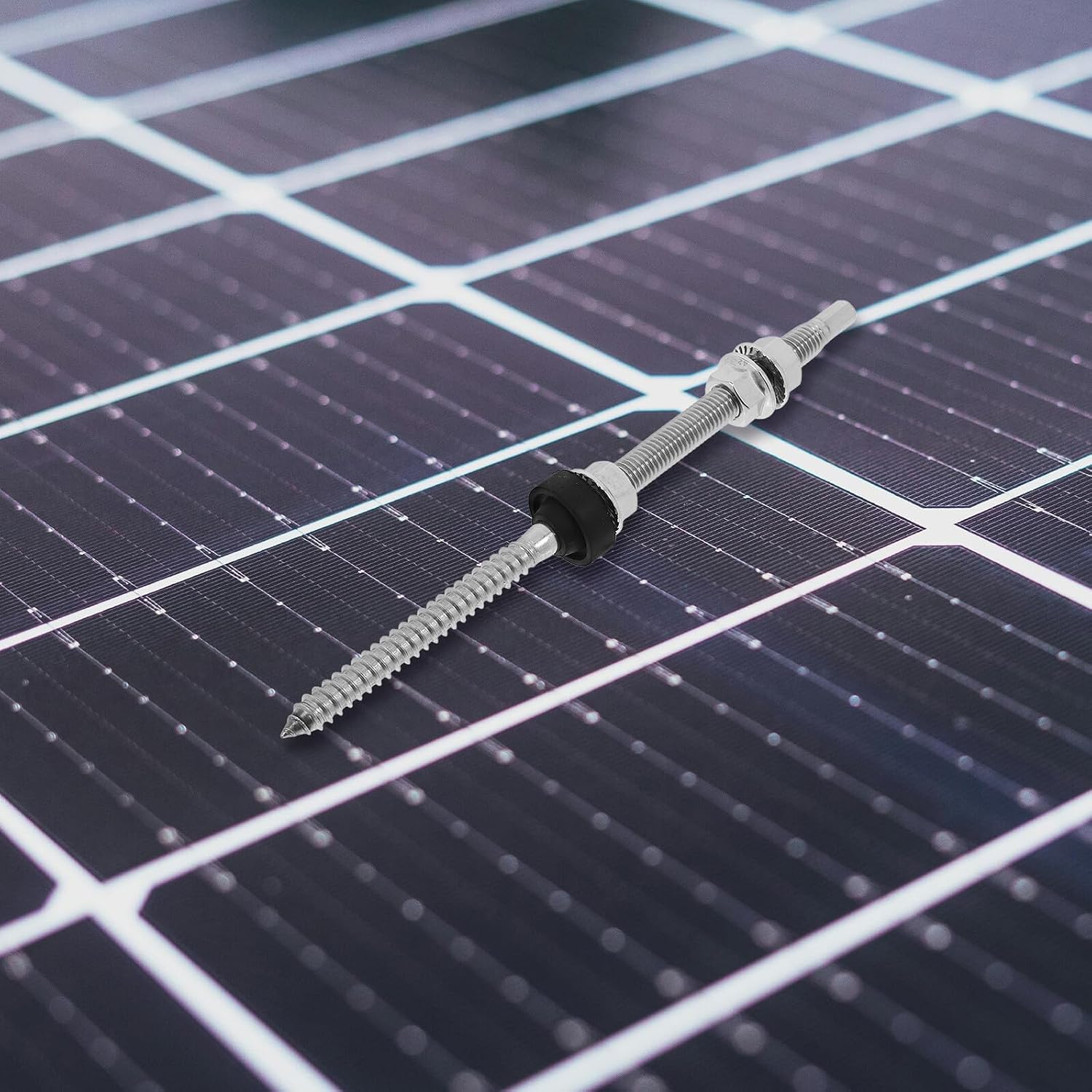 Solar Panel Hanger Bolt Stainless Steel Adjustable Height Roof Mounting