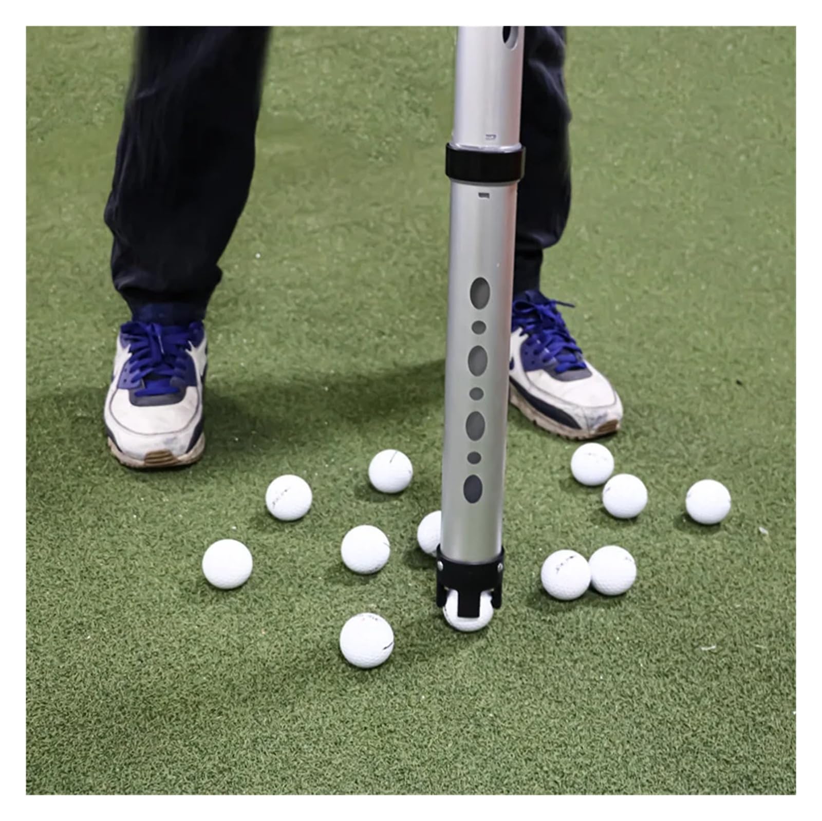 Recogedor de Pelotas de Golf retráctil portátil, recogedor de Bolas de aleación de Aluminio, Tubo Superior for 20 Bolas