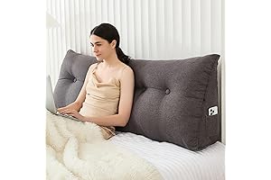 Triangular Wedge Pillow: Enhance Your Comfort with Premium Headboard Cushioning