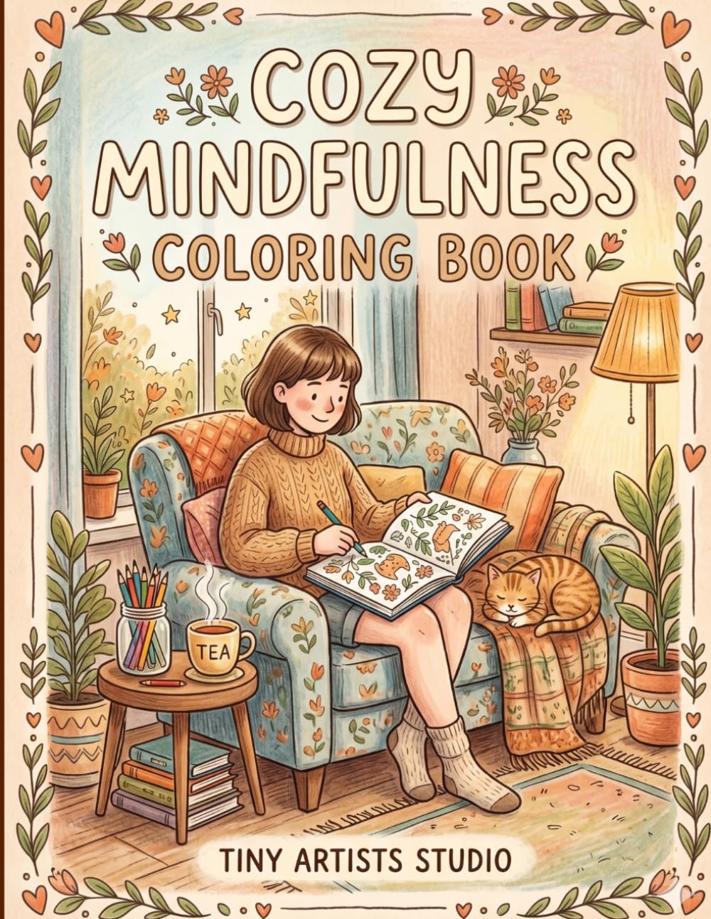Cozy Mindfulness Coloring Book: 50 Relaxing and Cozy Scenes for Stress Relief, Calm Moments, Creative Relaxation, and Mindful Coloring