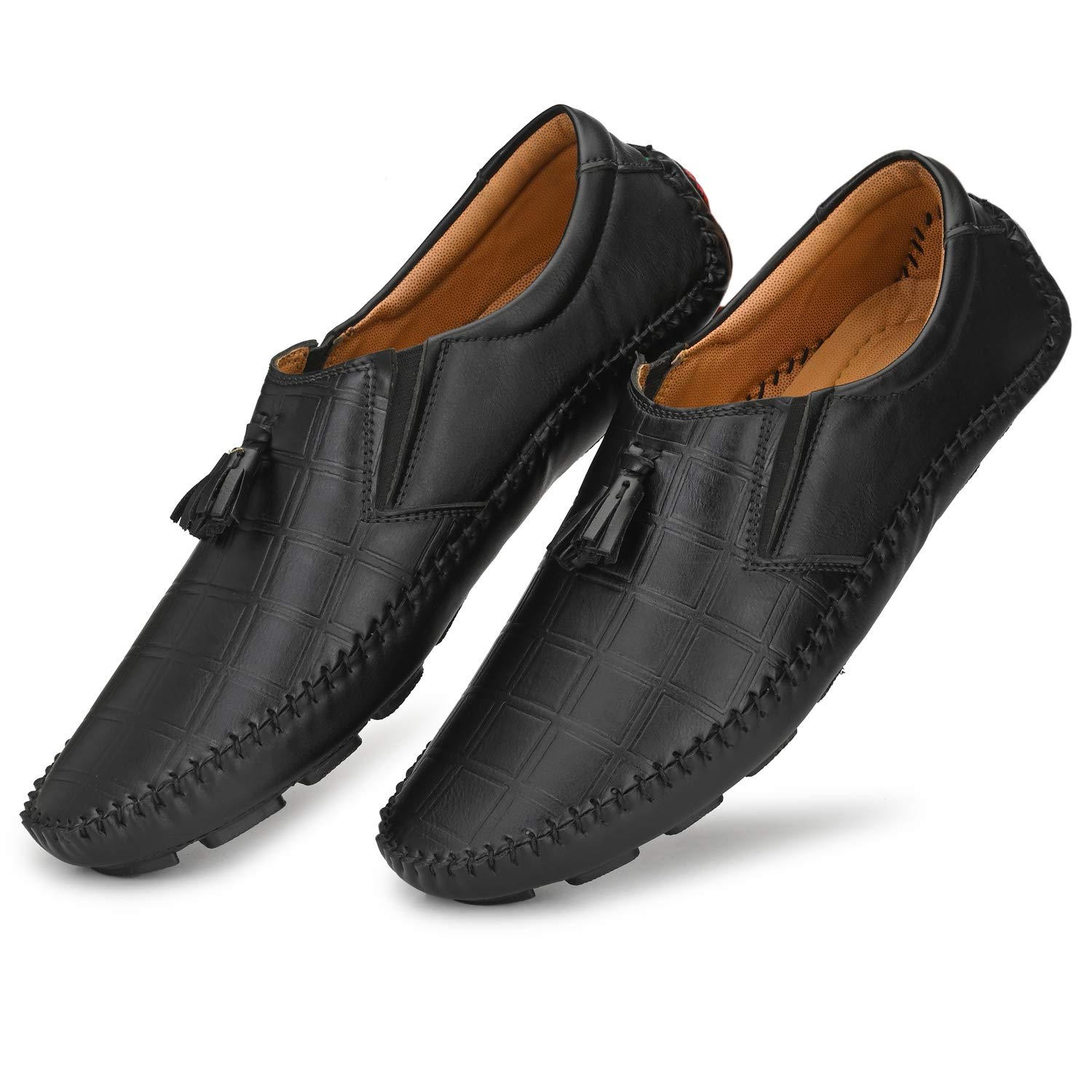 Prolific Mens Brown Casual Loafers (8, Black) (B082MKZ2M2) Amazon Price History, Amazon Price Tracker